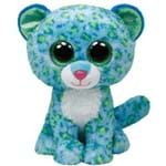 Beanie Boos-Pelúcia Leopardo Azul Leona Dtc 3512