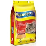 Ficha técnica e caractérísticas do produto Beauty Pet Gato Carne Baw Waw - 1 Kg