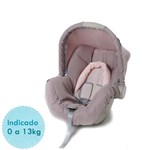 Ficha técnica e caractérísticas do produto Bebê Conforto Galzerano Piccolina - Cinza/Rosa