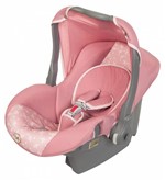 Ficha técnica e caractérísticas do produto Bebê Conforto Nino Tutti Baby Rosa Coroa