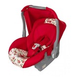 Ficha técnica e caractérísticas do produto Bebê Conforto Nino Tutti Baby Vermelho Floral