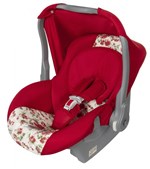 Ficha técnica e caractérísticas do produto Bebê Conforto Nino Vermelho Floral - Tutti Baby