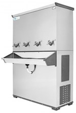 Ficha técnica e caractérísticas do produto Bebedouro Industrial 200 Litros Aço Inox Canovas