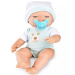 Ficha técnica e caractérísticas do produto Bebezinho Bebe Real Azul Menino - Roma Brinquedos