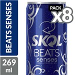 Ficha técnica e caractérísticas do produto Bebida Skol Beats Senses Lata 269 Ml Embalagem Com 8 Unidades