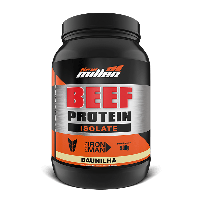 Ficha técnica e caractérísticas do produto Beef Protein Isolate (900g) New Millen-Baunilha