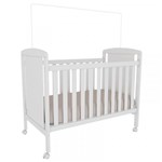 Ficha técnica e caractérísticas do produto Berço Americano Mini Cama Dengo Branco Brilho Peroba