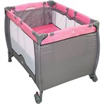 Ficha técnica e caractérísticas do produto Berço Cercado Compacto Baby Style - Rosa