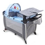 Ficha técnica e caractérísticas do produto Berço Desmontável Baby Style Luxo em Alumínio 920106 - Azul