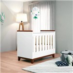 Ficha técnica e caractérísticas do produto Berço Mini Cama 3 em 1 Wood Planet Baby Branco/Hannover