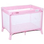 Ficha técnica e caractérísticas do produto Berço Portátil para Bebê Burigotto New Cuore Pink Base Acolchoada