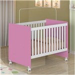 Ficha técnica e caractérísticas do produto Berço Quarto Bebe com Rodizios Catatau - ROSA