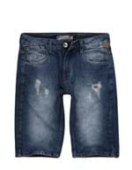 Ficha técnica e caractérísticas do produto Bermuda Jeans Khelf Slim Jeans Azul