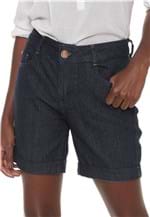Ficha técnica e caractérísticas do produto Bermuda Jeans Lunender Reta Lisa Azul