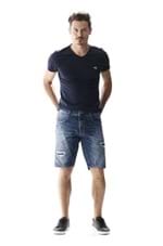 Ficha técnica e caractérísticas do produto Bermuda Jeans Masculina - 256851 40