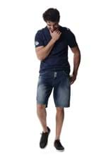 Ficha técnica e caractérísticas do produto Bermuda Jeans Masculina - 256878 40