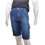 Bermuda Jeans Masculina Shorts Jeans do 36 ao 58 Plus Size com Bolsos Nas Pernas