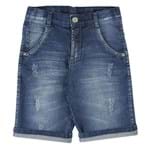 Ficha técnica e caractérísticas do produto Bermuda Look Jeans Slim Jeans