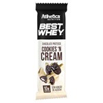 Best Whey Chocolate Proteico Branco (12 Unidades 50g) Cookies N Cream - Atlhetica Nutrition