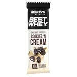 Ficha técnica e caractérísticas do produto Best Whey Chocolate Proteico Branco (12 Unidades 50g) Cookies N Cream - Atlhetica Nutrition