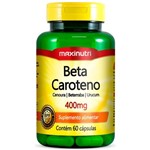 Ficha técnica e caractérísticas do produto Beta Caroteno 400Mg 60 Cápsulas Maxinutri