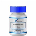 Ficha técnica e caractérísticas do produto Betacaroteno 50Mg 30 Cápsulas