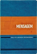 Ficha técnica e caractérísticas do produto Bíblia a Mensagem - Azul e Bege - Vida