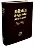 Ficha técnica e caractérísticas do produto Bíblia Ave Maria - Letra Grande (Preto)
