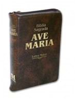 Ficha técnica e caractérísticas do produto Bíblia Ave Maria - Letra Maior - Marrom