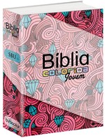 Ficha técnica e caractérísticas do produto Bíblia Colorida Jovem - Capa Feminina - Bvbooks