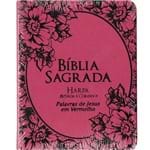 Ficha técnica e caractérísticas do produto Bíblia com Harpa Avivada e Corinhos - Pink