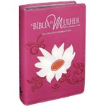 Ficha técnica e caractérísticas do produto Bíblia da Mulher Ntlh Média C/ Índice Pink - Couro Bonded