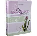 Ficha técnica e caractérísticas do produto Bíblia da Mulher RA Média Tulipas