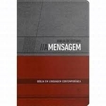 Ficha técnica e caractérísticas do produto Bíblia De Estudo A Mensagem Luxo Cinza Vermelho