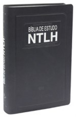 Ficha técnica e caractérísticas do produto Biblia de Estudo Couro Sint Azul Escovado Ntlh - Ntlh065e - Sbb - 1