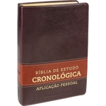 Ficha técnica e caractérísticas do produto Bíblia de Estudo Cronológica Aplicação Pessoal - Marrom
