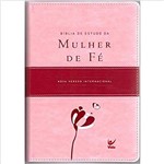Ficha técnica e caractérísticas do produto Bíblia de Estudo da Mulher de Fé - Nvi - Capa Luxo Rosa Claro e Vinho C/ Ín