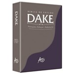 Ficha técnica e caractérísticas do produto Bíblia de Estudo Dake - Capa Cinza e Azul - Lançamento 2015