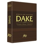 Ficha técnica e caractérísticas do produto Bíblia de Estudo Dake - Capa Marrom e Marrom - Lançamento 2015