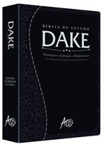 Ficha técnica e caractérísticas do produto Bíblia de Estudo Dake Preta