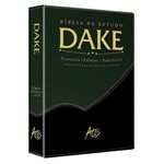 Ficha técnica e caractérísticas do produto Bíblia de Estudo Dake - Verde/Preta - Atos