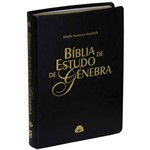 Bíblia de Estudo Genebra Ra - Emborrachada 2° Edição Revista e Ampliada - Preto Nobre