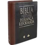 Ficha técnica e caractérísticas do produto Bíblia de Estudo Herança Reformada Preta e Marrom