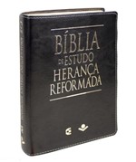 Ficha técnica e caractérísticas do produto Bíblia de Estudo Herança Reformada - Preta - Sbb
