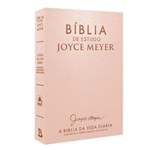 Bíblia de Estudo Joyce Meyer Média Letra Grande - Luxo Rosa