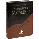 Ficha técnica e caractérísticas do produto Bíblia de Estudo Macarthur - Capa Luxo Preto e Marrom