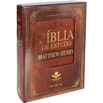 Ficha técnica e caractérísticas do produto Biblia de Estudo Mattew Henry 300 Anos - Nova Edição 2017 Luxo Marrom