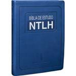 Ficha técnica e caractérísticas do produto Bíblia de Estudo NTLH Grande Azul