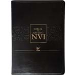 Ficha técnica e caractérísticas do produto Bíblia de Estudo NVI Capa Luxo Preta PU C/ Índice