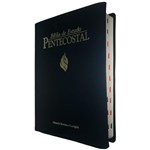 Ficha técnica e caractérísticas do produto Bíblia de Estudo Pentecostal com Índice - Grande Azul - Cpad
